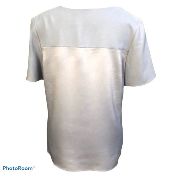 Jason Wu Soft Blue Rayon/Silk Top 4 - Picture 5 of 8